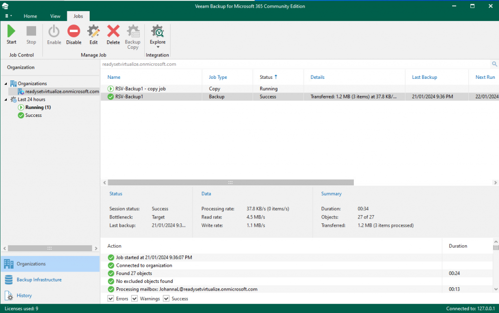 Configure Object Backup Copy in Veeam Backup for Microsoft 365 – Ready ...